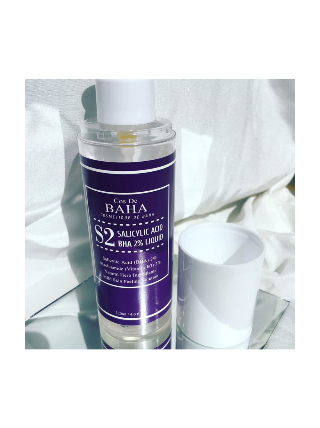 Cos De Baha Salicylic Acid BHA 2% Exfoliant Facial Liquid with Niacinamide – 120ml