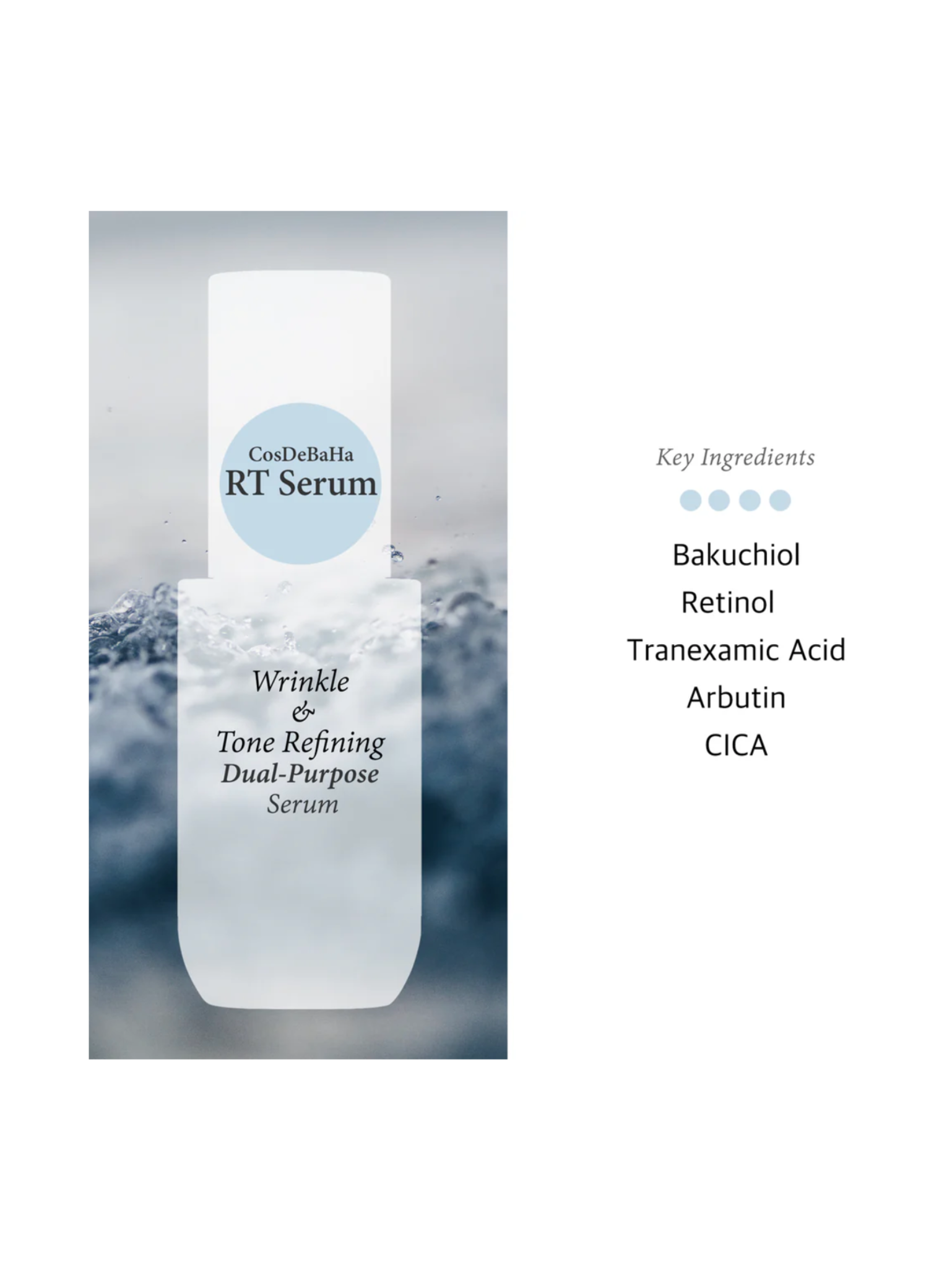 Cos De Baha Retinol Tranexamic Acid Cica Serum 30ML