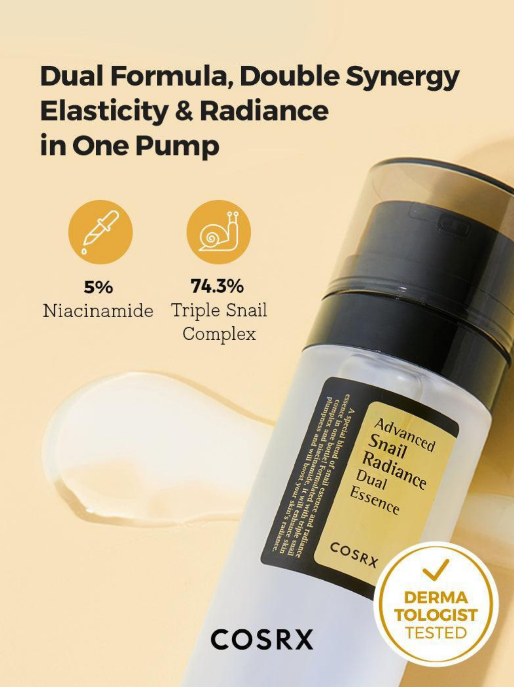 COSRX Advanced Snail Radiance Dual Essence – 80ml