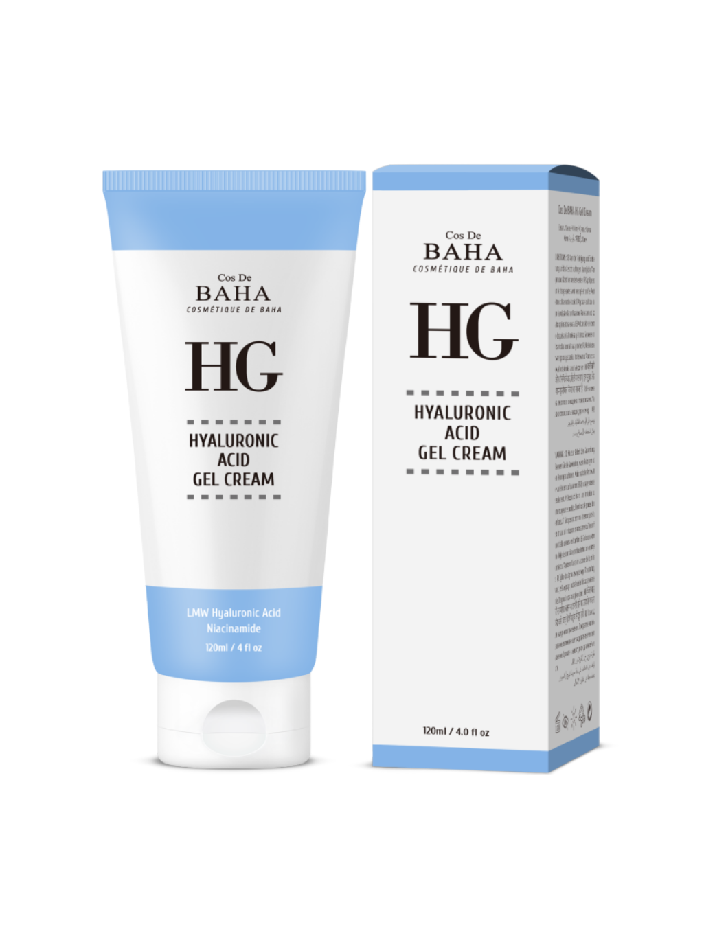 Cos De Baha Hyaluronic Gel Cream – 120ml