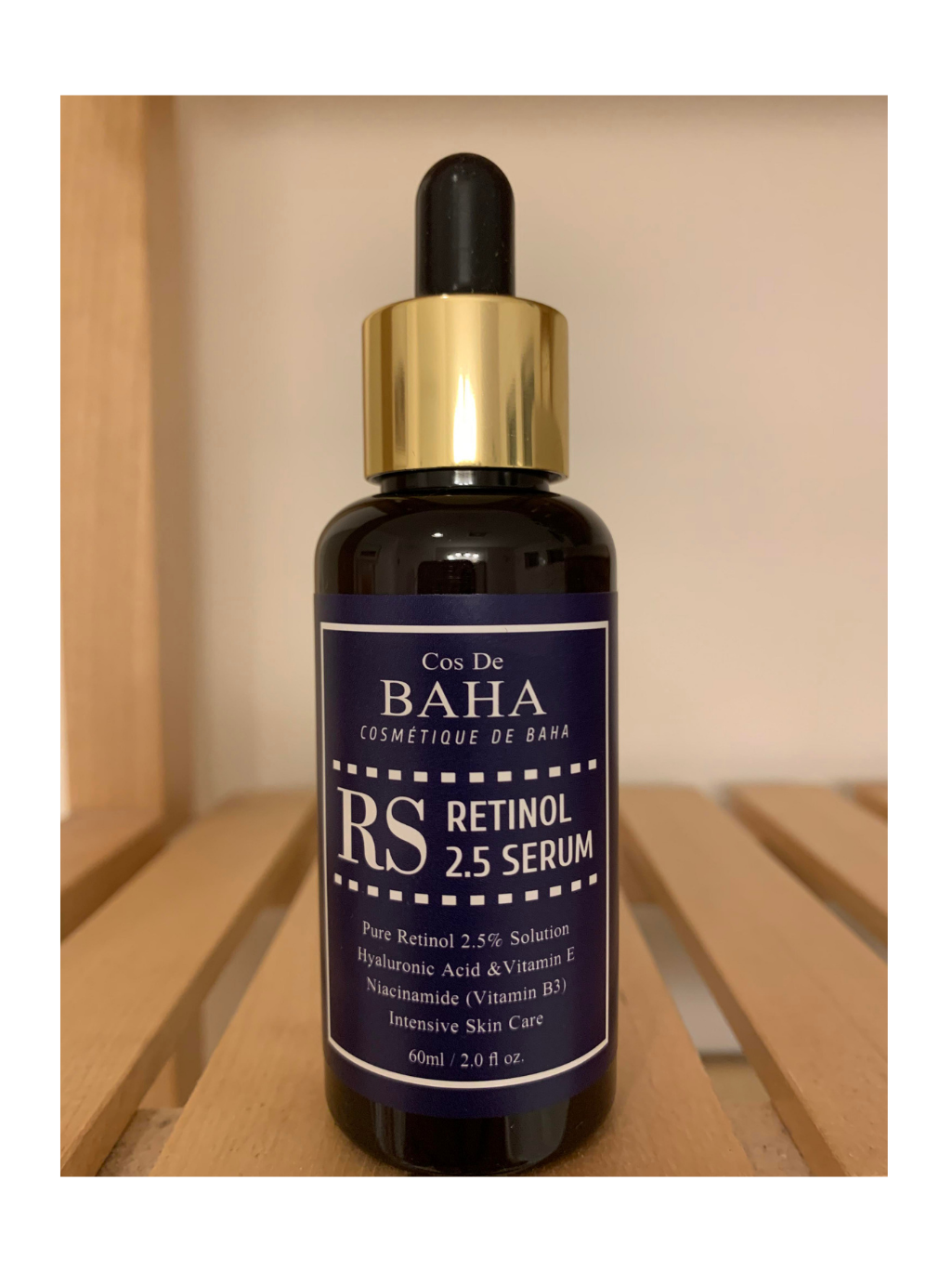 Cos De Baha Retinol 2.5% Solution Facial Serum with Vitamin E – 30ml