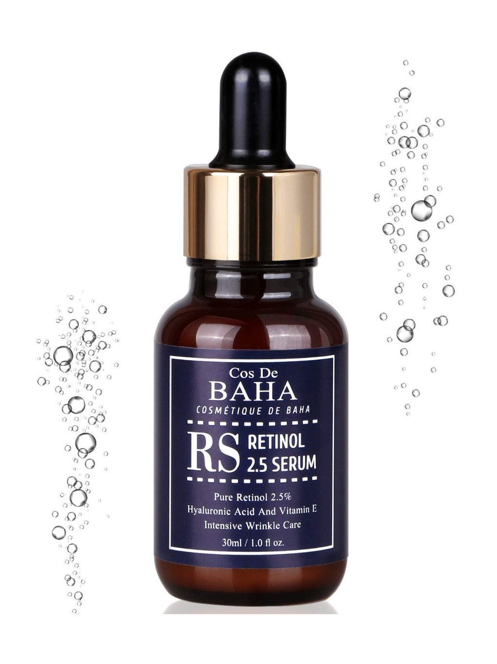 Cos De Baha Retinol 2.5% Solution Facial Serum with Vitamin E – 60ml