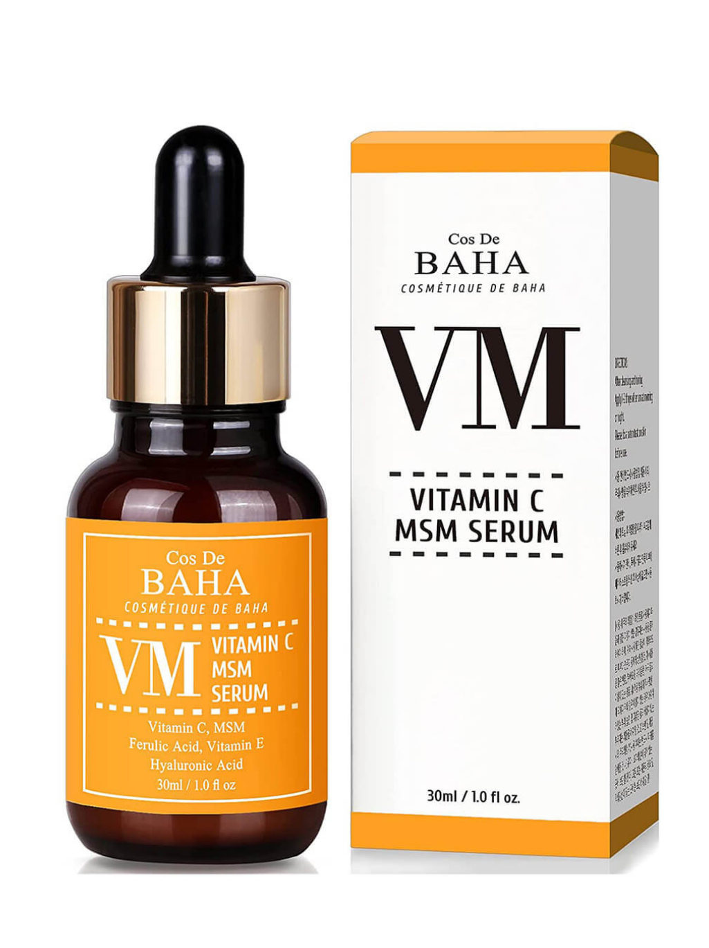 Cos De Baha Vitamin C Facial Serum with MSM – 30ml