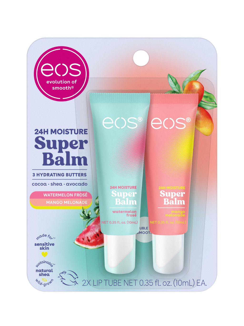 EOS 24H Moisture Super Balm – Mango Melonade & Watermelon Frosé