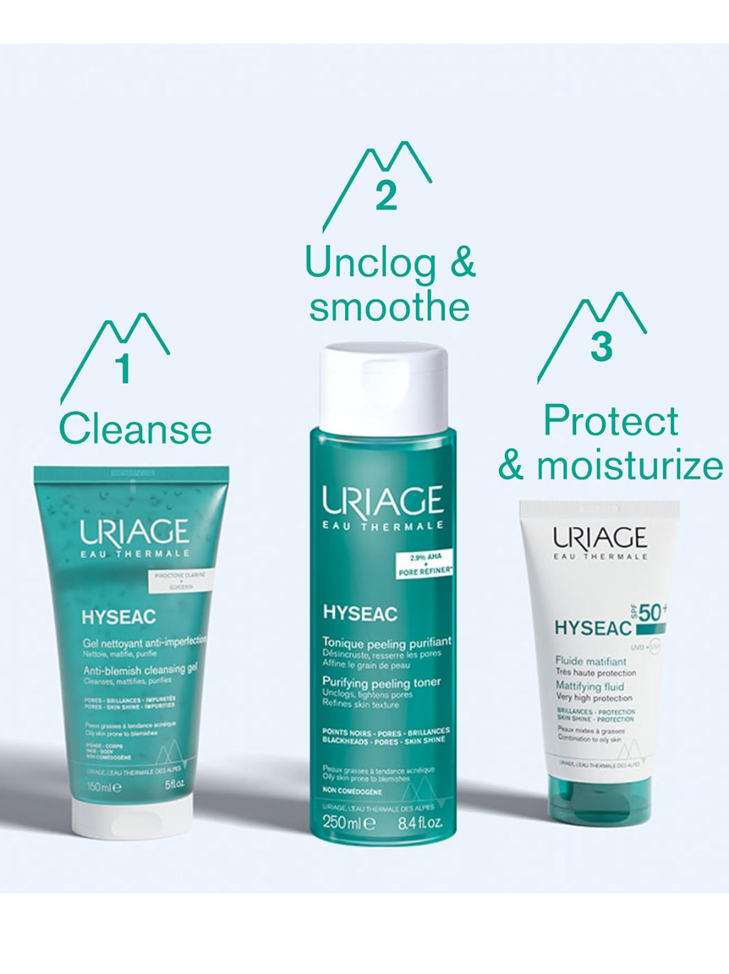 Uriage Hyseac Spf 50+ Fluid-50ml