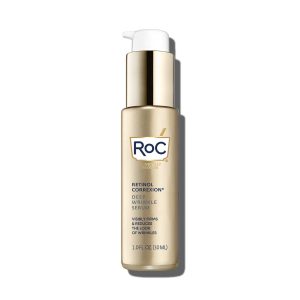 Achieve Youthful Skin with RoC Retinol Correxion Deep Wrinkle Serum 30ml: What It Is: RoC Retinol Correxion Deep Wrinkle Serum 30ml is a potent anti-aging serum formulated with retinol to target deep wrinkles, fine lines, and signs of aging, promoting smoother and more youthful-looking skin. What It Does: Targeted Wrinkle Treatment: This serum is specifically designed to penetrate deep into the skin to target and reduce the appearance of deep wrinkles and fine lines, revealing smoother and more refined skin texture. Stimulates Collagen Production: Infused with retinol, a form of Vitamin A, the serum stimulates collagen production in the skin, helping to improve elasticity and firmness while reducing sagging. Enhances Skin Renewal: Retinol helps to accelerate cell turnover, promoting the shedding of dead skin cells and the emergence of fresh, new skin, resulting in a brighter and more radiant complexion. How To Use: Cleanse: Start with a clean face. Apply: Dispense a small amount of RoC Retinol Correxion Deep Wrinkle Serum onto your fingertips. Smooth: Gently massage the serum onto your face and neck, focusing on areas with deep wrinkles and fine lines. Absorb: Allow the serum to absorb fully into the skin before applying any additional skincare products. Use Nightly: Incorporate into your nighttime skincare routine for best results. Ingredients: RoC Retinol Correxion Deep Wrinkle Serum 30ml contains a potent blend of ingredients, including retinol, hyaluronic acid, glycerin, and antioxidants, known for their anti-aging and skin-renewing properties. Who It Is For: Ideal for individuals seeking to diminish the appearance of deep wrinkles, fine lines, and signs of aging, RoC Retinol Correxion Deep Wrinkle Serum is suitable for all skin types. Keywords: RoC Retinol Correxion Deep Wrinkle Serum, retinol skincare Nairobi, anti-aging serum Kenya, wrinkle treatment, collagen production, skincare routine, youthful complexion, Nairobi skincare.