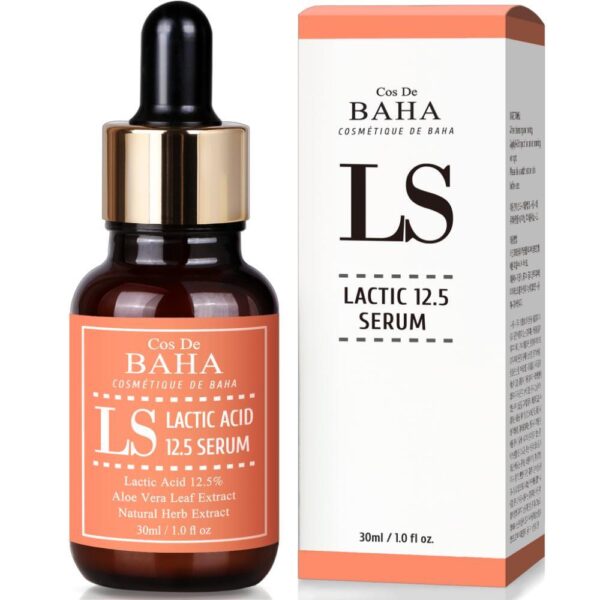 COS DE BAHA LACTIC ACID12.5% FACE PEEL SERUM WITH HA 30ML